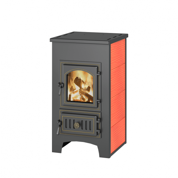 Печь-Камин Везувий ПК-01 (270)  красный