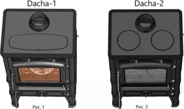 Печь-камин Fireway Dacha ll c варочной поверхностью