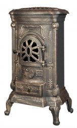 Чугунная отопительная печь Eurokom Olimp Patina