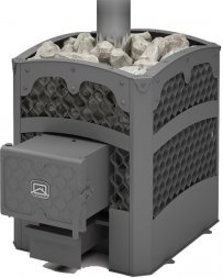 Чугунная печь для бани Теплодар Былина - сетка 24 Ч