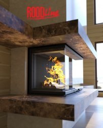 Каминная топка RoodLine 3Side 10057h