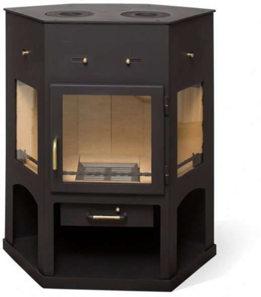 Печь-камин Мета-Бел Енисей с плитой