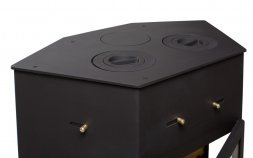 Печь-камин Мета-Бел Енисей с плитой