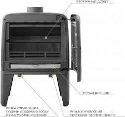 Печь-камин EVEREST M12