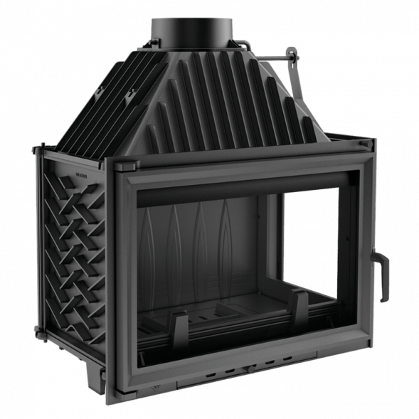 Каминная топка Kratki OLIWIA/P, стекло справа