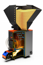 Автоматическая пеллетная горелка Теплодар АПГ42