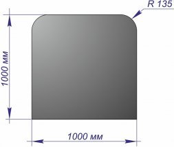 Лист напольный 1000*1000*1,5 R135