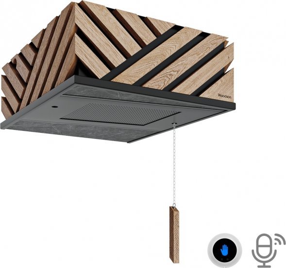 Обливное устройство Каскад 20/2025 с декоративными элементами от компании Woodson