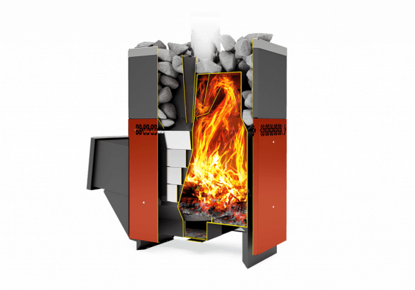 Печь для бани и сауны Теплодар Русь 18 Л