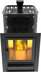 Чугунная печь для бани Black Stove Verona 18 с закрытой каменкой