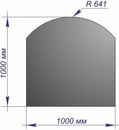 Лист напольный 1000*1000*1,5 R641