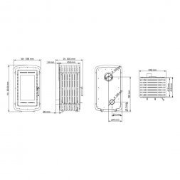 Печь-камин Fogo Montanha Natura S500H