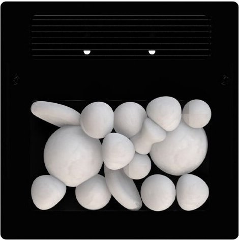 Электрическая печь для бани и сауны Sangens W12G Glass Black (Сангенс В12С Стекло Черное)