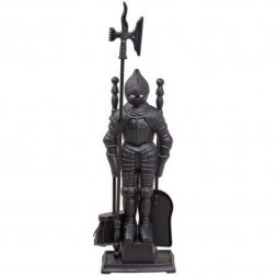 Каминный набор D50011ВК (К3050В) (рыцарь, черный)