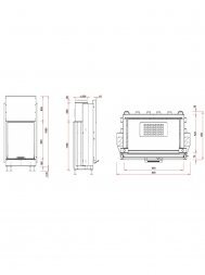 Каминная топка RoodLine Line 6590h