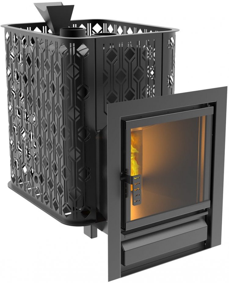 Банная печь Black Stove Verona 26 с закрытой каменкой купить в интернет ...
