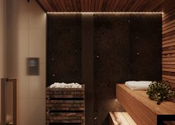 Электрическая печь для бани и сауны Sangens W12B Brick 