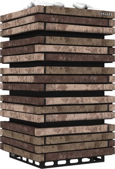 Электрическая печь для бани и сауны Sangens W12B Brick (Сангенс В12КИ Кирпич)
