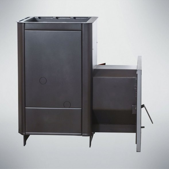 Дровяная печь для бани Варвара &quot;Паленица&quot; Без контура удлиненная топка