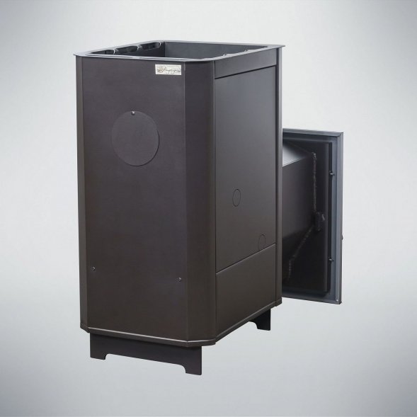 Дровяная печь для бани Варвара &quot;Паленица&quot; Без контура удлиненная топка