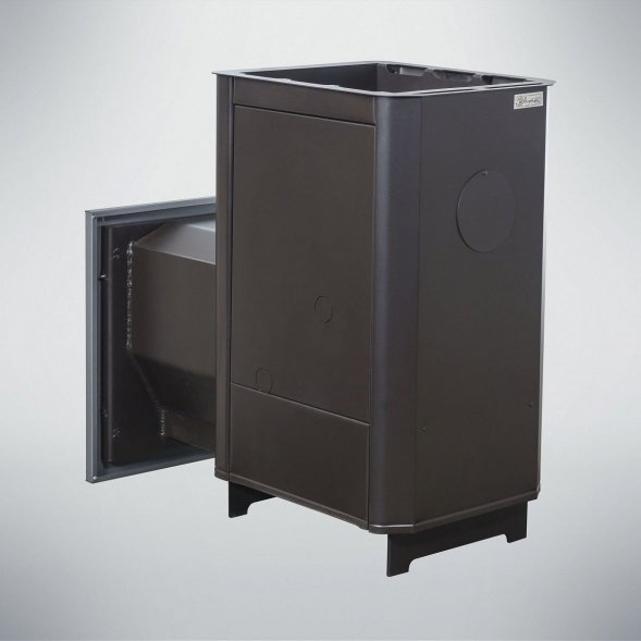 Дровяная печь для бани Варвара &quot;Паленица&quot; Без контура удлиненная топка