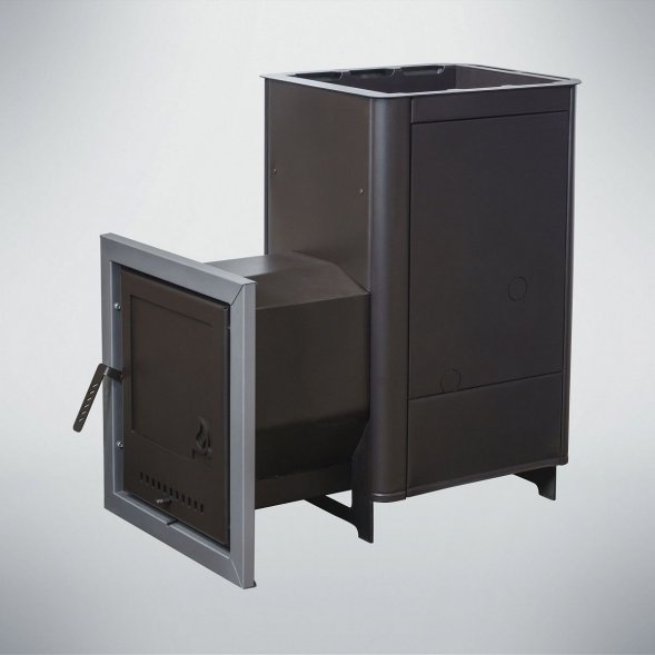 Дровяная печь для бани Варвара &quot;Паленица&quot; Без контура удлиненная топка