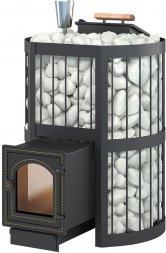 Дровяная печь для бани Везувий Ураган Стандарт 16 (ДТ-4С)