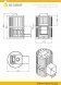 Дровяная печь для бани Везувий Ураган Стандарт 16 (ДТ-4С)