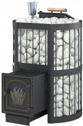 Дровяная печь для бани Везувий Ураган Стандарт 16 (ДТ-4)