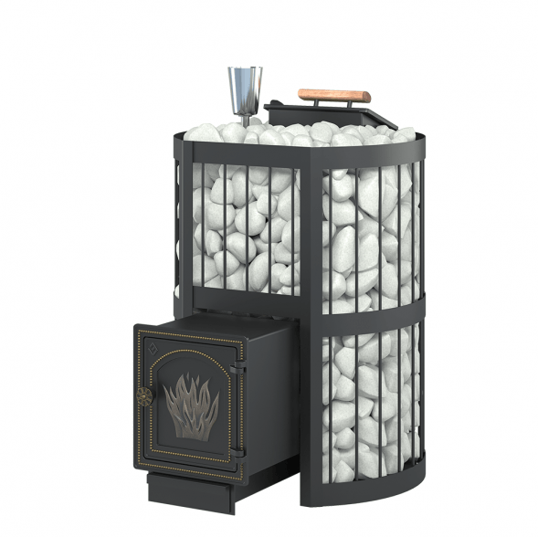 Дровяная печь для бани Везувий Ураган Стандарт 16 (ДТ-4)