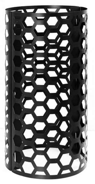 Сетка на трубу Везувий "Соты Black"