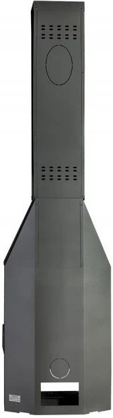 Печь-камин ЭкоКамин Бавария &quot;Три стекла&quot; графит