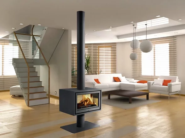 Печь-камин Solzaima Slim Box