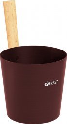  Шайка EVEREST 5л, алюминий DARK BROWN (TG-46)