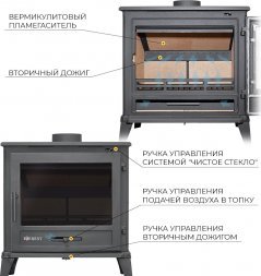 Печь-камин EVEREST M10