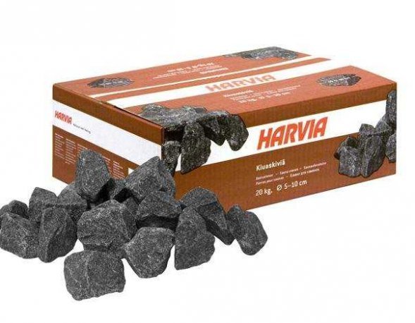Камень д/сауны Габбро-диабаз Harvia 20 кг (диаметр 5-10 см)