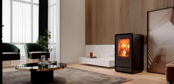 Печь-камин Solzaima Tek Round Eco