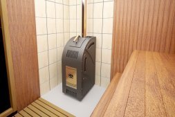 Печь для бани и сауны Теплодар 12 ТК Панорама (2018)