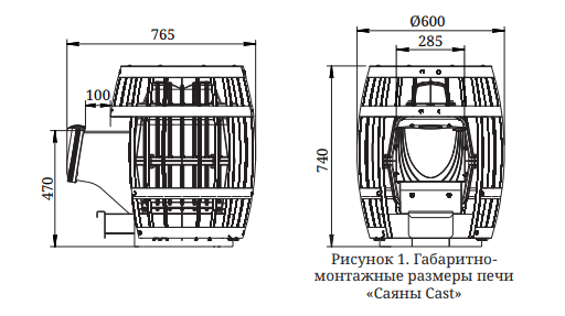 Банная печь TMF Саяны Cast ДА