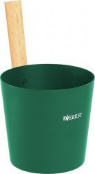 Шайка EVEREST 5л, алюминий GREEN (TG-49)