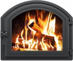 Дверка каминная Везувий 217 (антрацит)