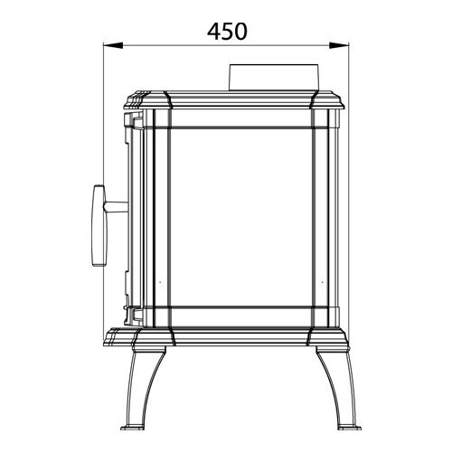 Печь-камин NordFlam Oria