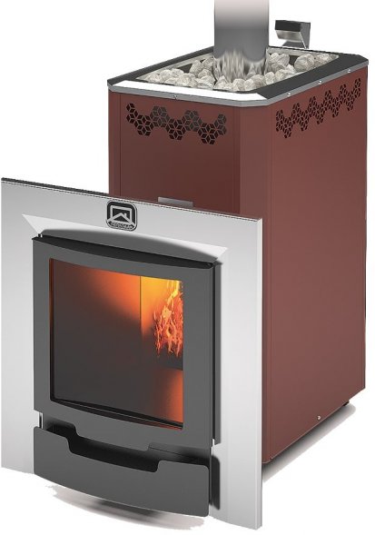 Печь для бани Теплодар Кузбасс Оптима-14 ТК Панорама (2018)