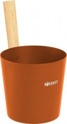 Шайка EVEREST 5л, алюминий ORANGE (TG-48)