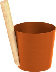 Шайка EVEREST 5л, алюминий ORANGE (TG-48)