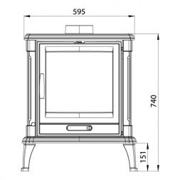 Печь-камин NordFlam Iberia