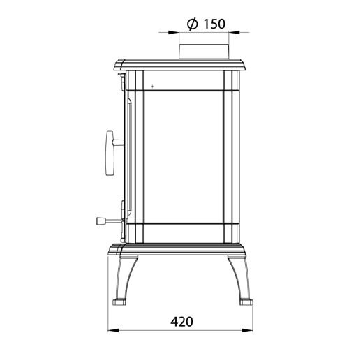 Печь-камин NordFlam Iberia
