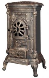 Печь-камин Kaw-Met P9 patyna