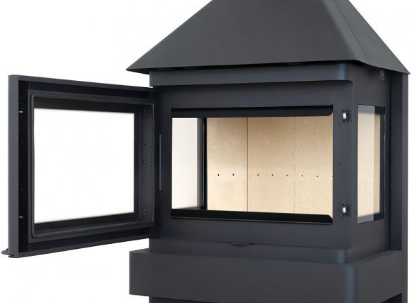 Камин ЭкоКамин ПРАГА три стекла