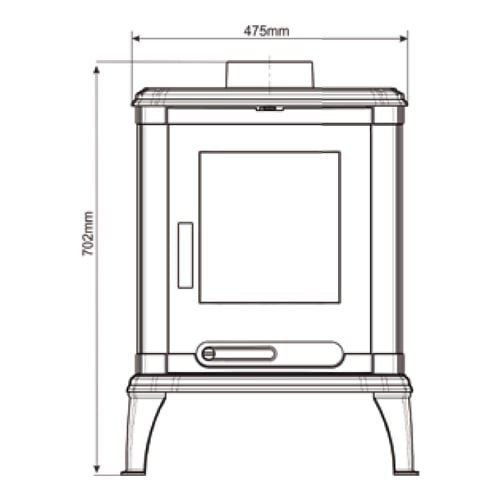 Печь-камин NordFlam Adria